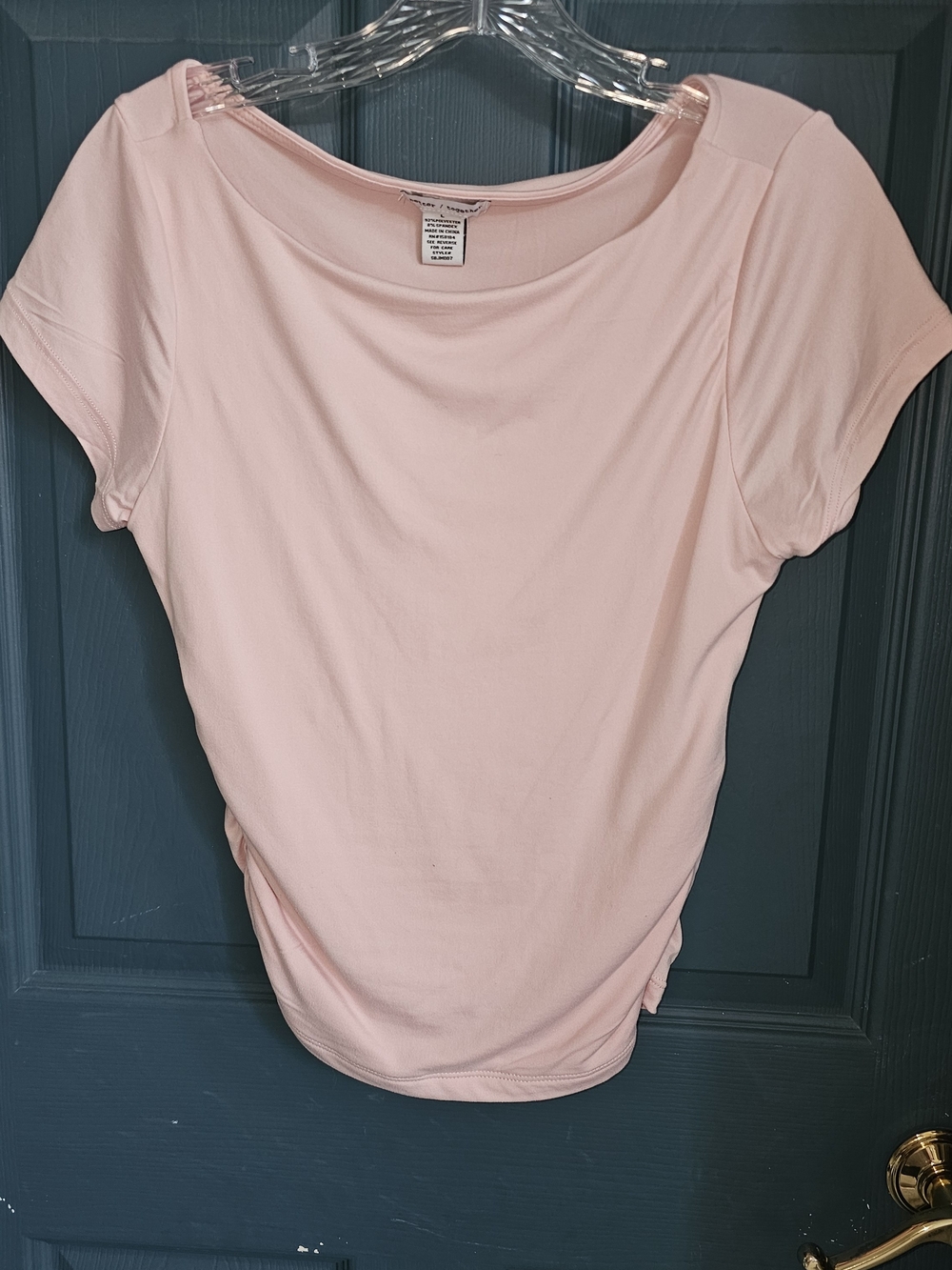 Women's Scoop Neck Tee by Better Together- Pale Pink